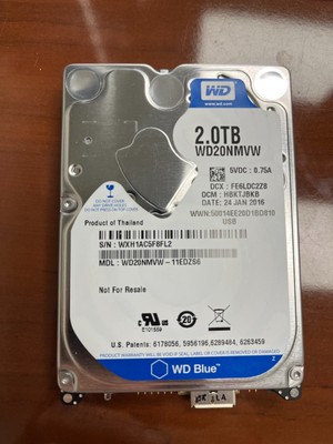 Western Digital WD20NMVW-11EDZS6 2TB 2.5'' USB 3.0 Portable External HDD TESTED!