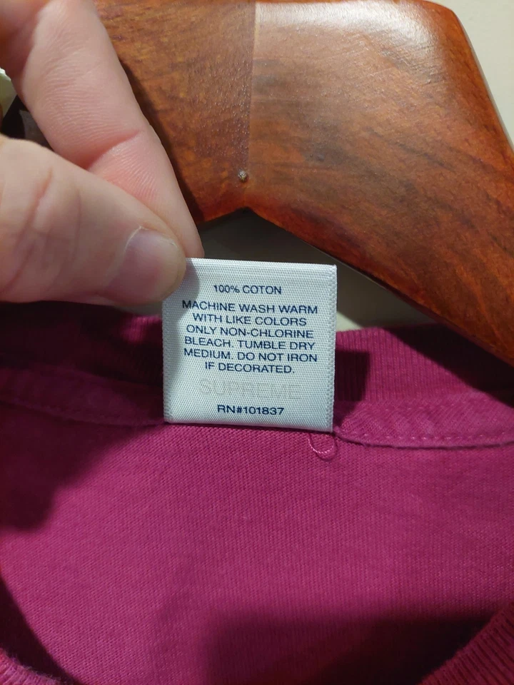 Camiseta Supreme Reina de Corazones Para Hombre Talla M - Magenta - Streetwear Foto 4 de 4