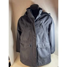 Patagonia Tres 3-in-1 Parka Style Girl's XS Black Hooded Shell Only