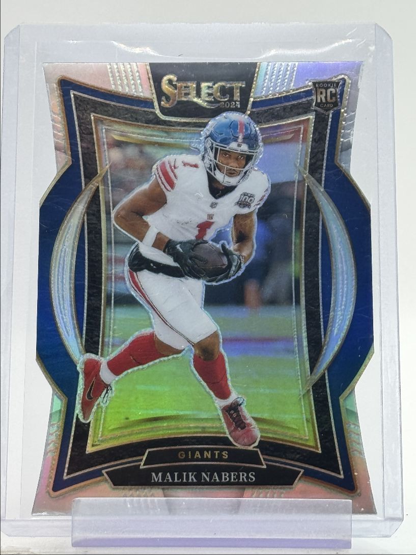 MALIK NABERS 2024 SELECT CONCOURSE ROOKIE DIE CUT SILVER PRIZM RC Q0899