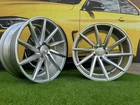 4X R18 Inch 5X112 Vossen CVT Style Silver Machined Wheels: Fits For Audi VW