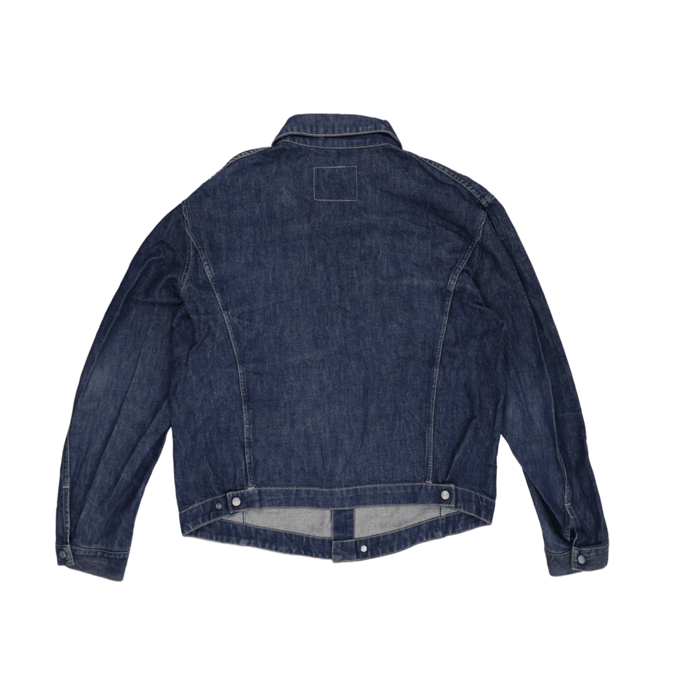 VTG Levi's Engineered Jeans Denim Jacket Medium M Blue Trucker Ergonomic Twisted, photo 2 of 5