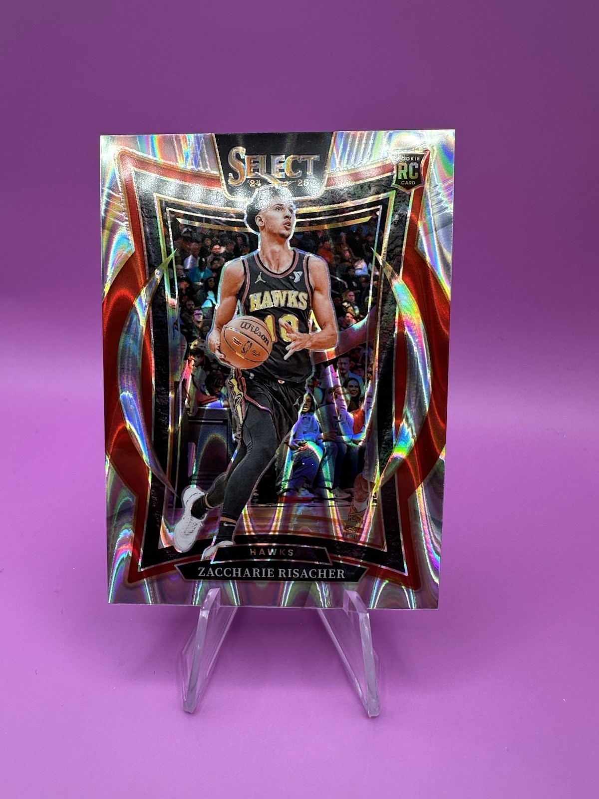 2024-25 Panini Select - Concourse Zaccharie Risacher #86 Tectonic (RC)