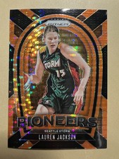 2024 Panini Prizm WNBA Lauren Jackson Pioneers Orange Prizm /75 SP