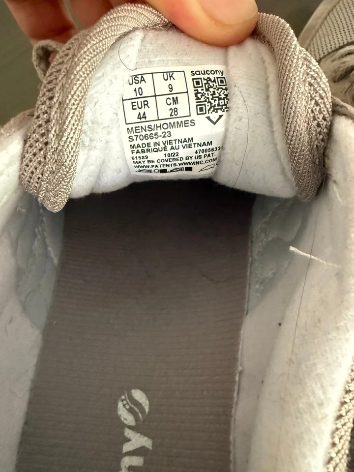 Zapatos Saucony Unisex Shadow 5000 Gris Gris 10 Foto 4 de 4