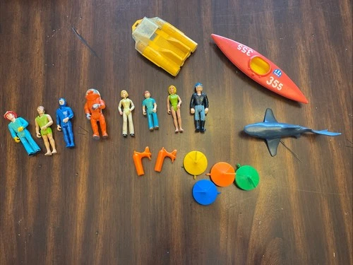 Miscellaneous Vintage Fisher Price Toys And Mini figures