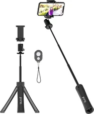 Blucoil Extendable Selfie Stick with Bluetooth Remote Control