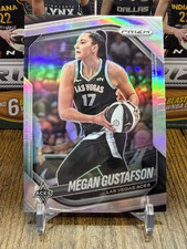 Megan Gustafson 2025 Panini Prizm WNBA Silver Prizm Card #49 Las Vegas Aces Iowa