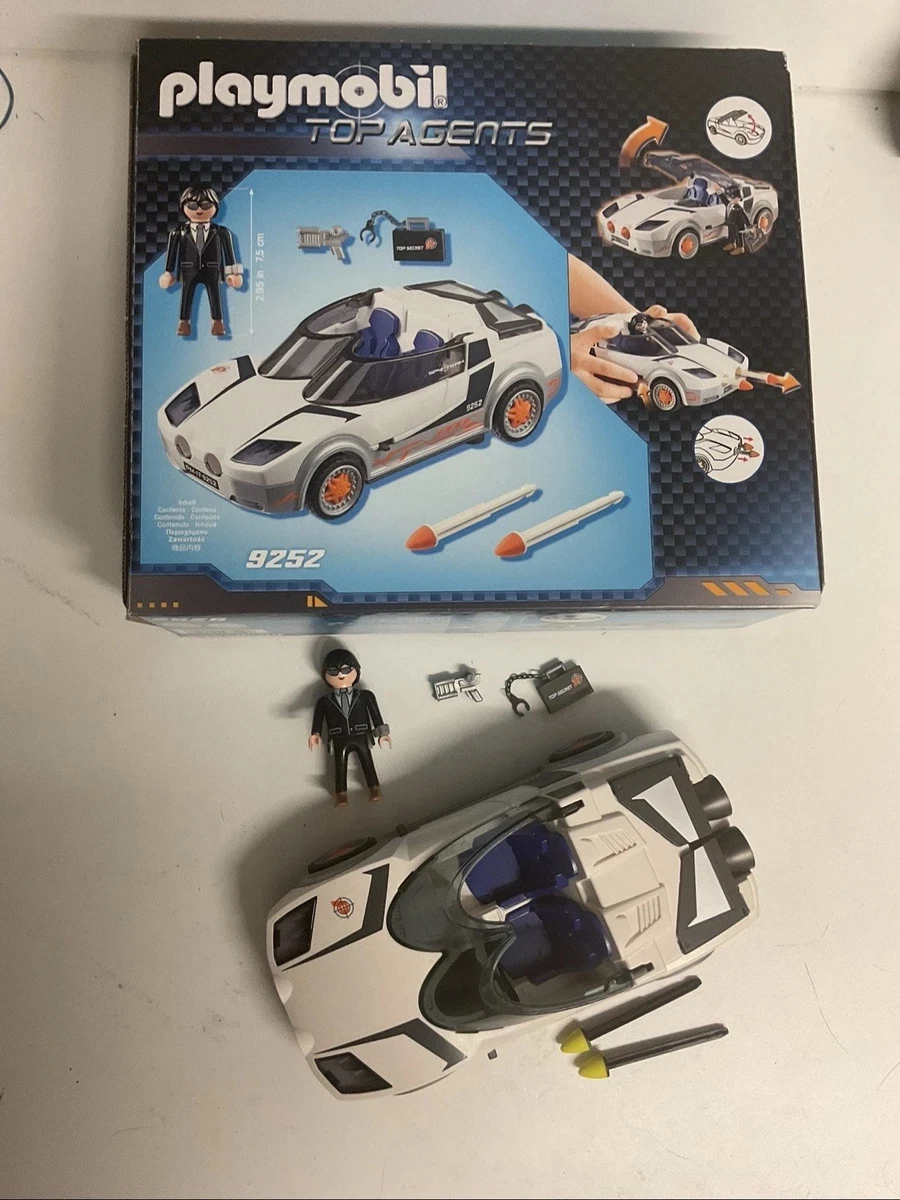 Playmobil 9252 Top Agents Secret Agent und Racer mit OVP - Sehr Guter Zustand