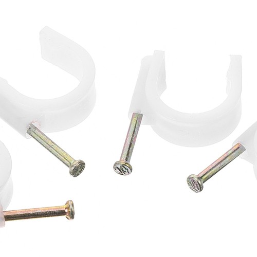 50 Pcs Rohrkantenkartenhaken Kabelklemmen Für Ethernet Drahthalter - Photo 6/12