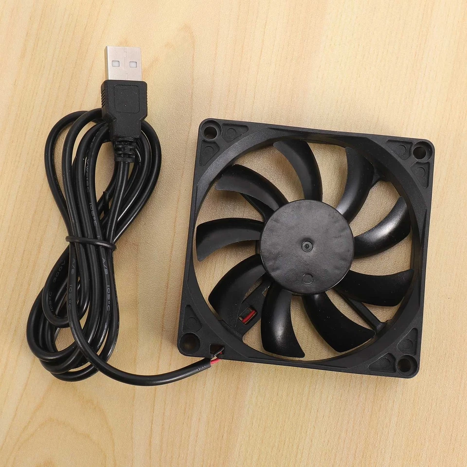 80mm 5V USB Fan 80mm 8cm 8015 Brushless DC Cooling Fan PC Computer Router5178 - Image 3 of 4