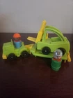 Vintage Fisher-Price Little People Construction Set + 2 Workers