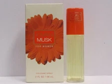 Jovan Musk by Jovan For Women 2 oz Cologne Spray Vintage Older Version 