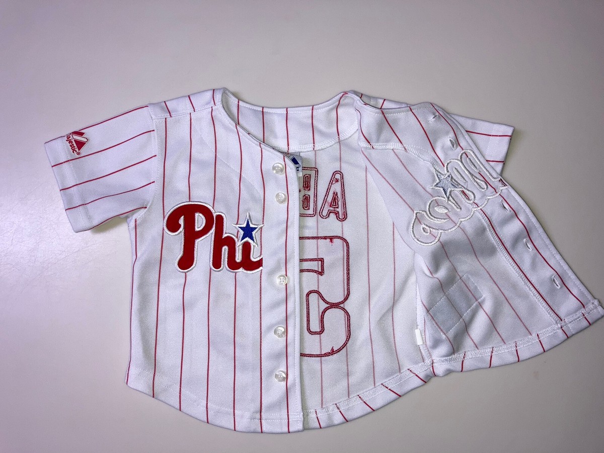 MLB Philadelphia Phillies Tri-Blend Baby Raglan SS V