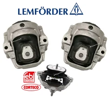 Engine Motor Mount Set & Transmission Mount 3pcs OEM for Audi Q5 3.2L 09-12