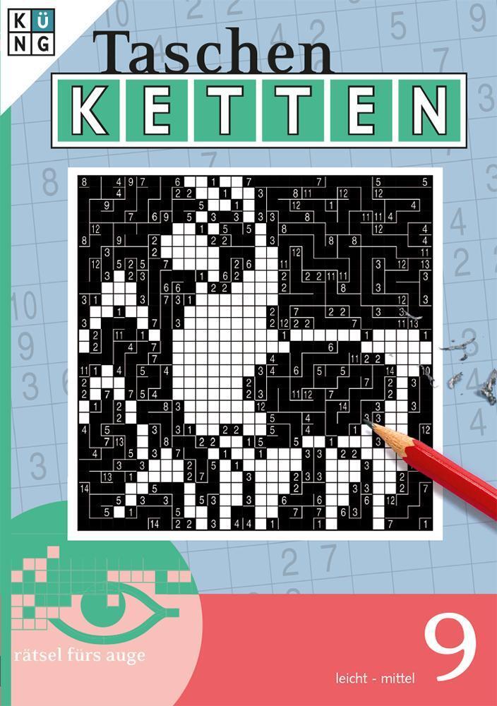 Thumbnail - Ketten-rätsel 09 | Rätsel Fürs Auge | Conceptis Puzzles | Taschenbuch