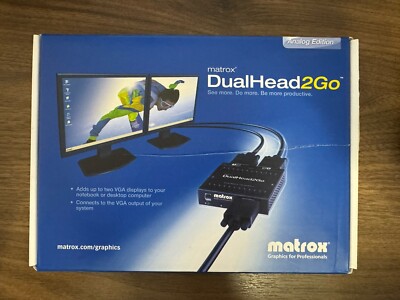 Matrox DualHead2Go Analog Edition (D2G-A2A-IF) #Refurbished Unit #versiegelt