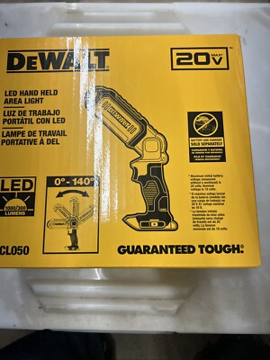 Dewalt DCL050 LED Hand Held 20 volt Area Light New in package