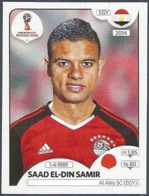 PANINI FIFA WORLD CUP - 2018 RUSSLAND - #082 - ÄGYPTEN - SAAD EL-DIN SAMIR