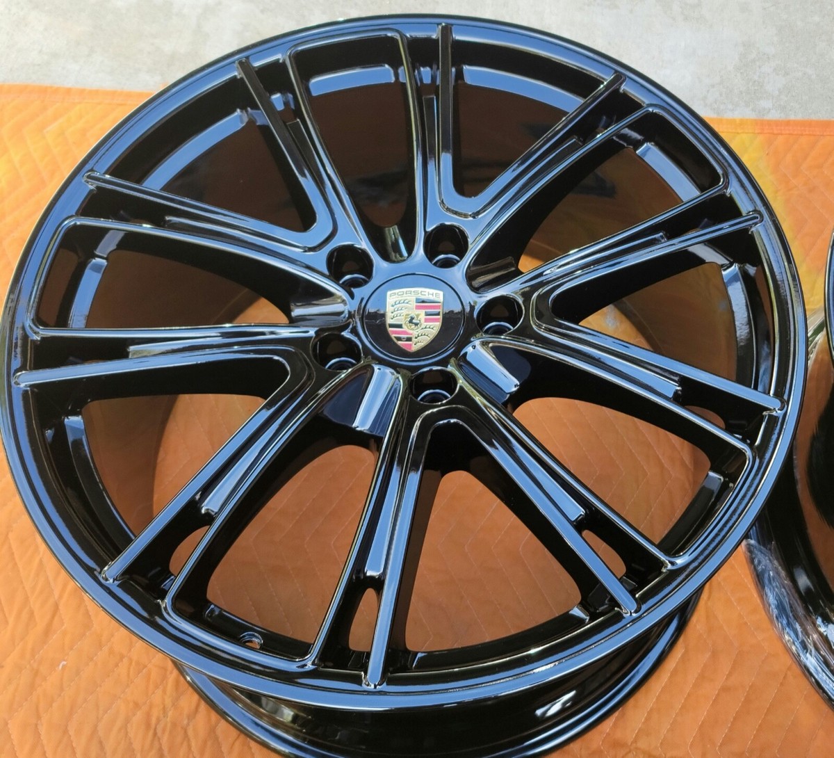 21” NEW BLACK PORSCHE PANAMERA EXCLUSIVE DESIGN OEM FACTORY