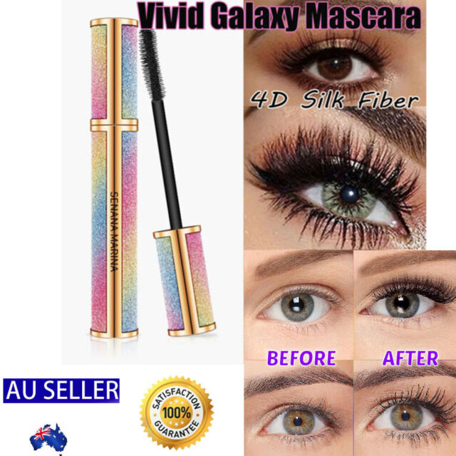 4D Silk Fiber Mascara Eyelash Waterproof Extension Volume Long Lasting AU
