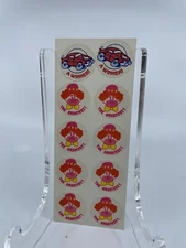 80's Scratch & Sniff stickers sheet  The Greatest! CLOWNS Scratch 'N Stuff Trend