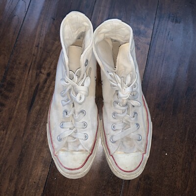 Vintage 60s CONVERSE Chuck Taylor All Star Blue Label White  display picture 1
