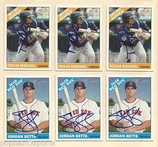 JORDAN BETTS Signed/Autographed 201 TOPPS HERITAGE MINOR LEAGUE MiLB CARD #13