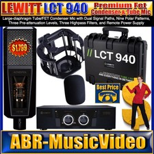 Lewitt Lct 940 Large-diaphragm Fet Condenser & Tube Mic