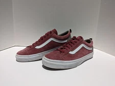 Vans Old Skool Red Suede US Mens Size 9.5 