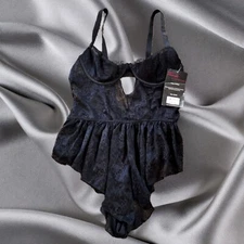 Midnight Bodysuit For Women Color Black SIZE 3X/4X NEW WITH TAGS