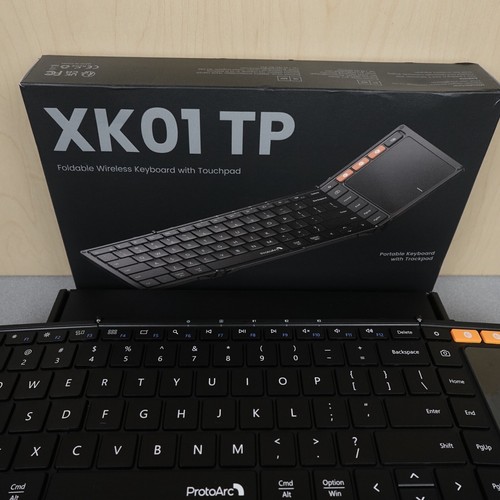 ProtoArc XK01 TP Portable Folding Keyboard Bluetooth w/Touchpad FOR REPAIR - Picture 2 of 5