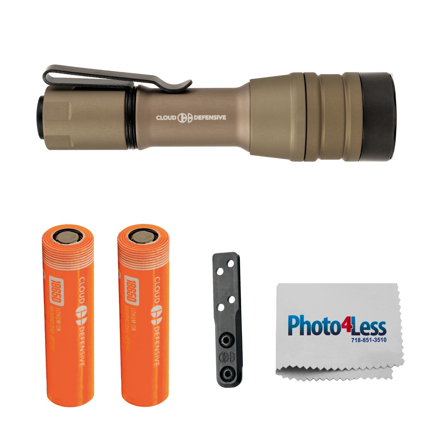 Cloud Defensive MCH Duty High-Output light - Tool Steel Bezel Ring-image