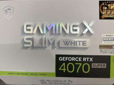 MSI RTX 4070 SUPER 12G GAMING X SLIM WHITE | eBay