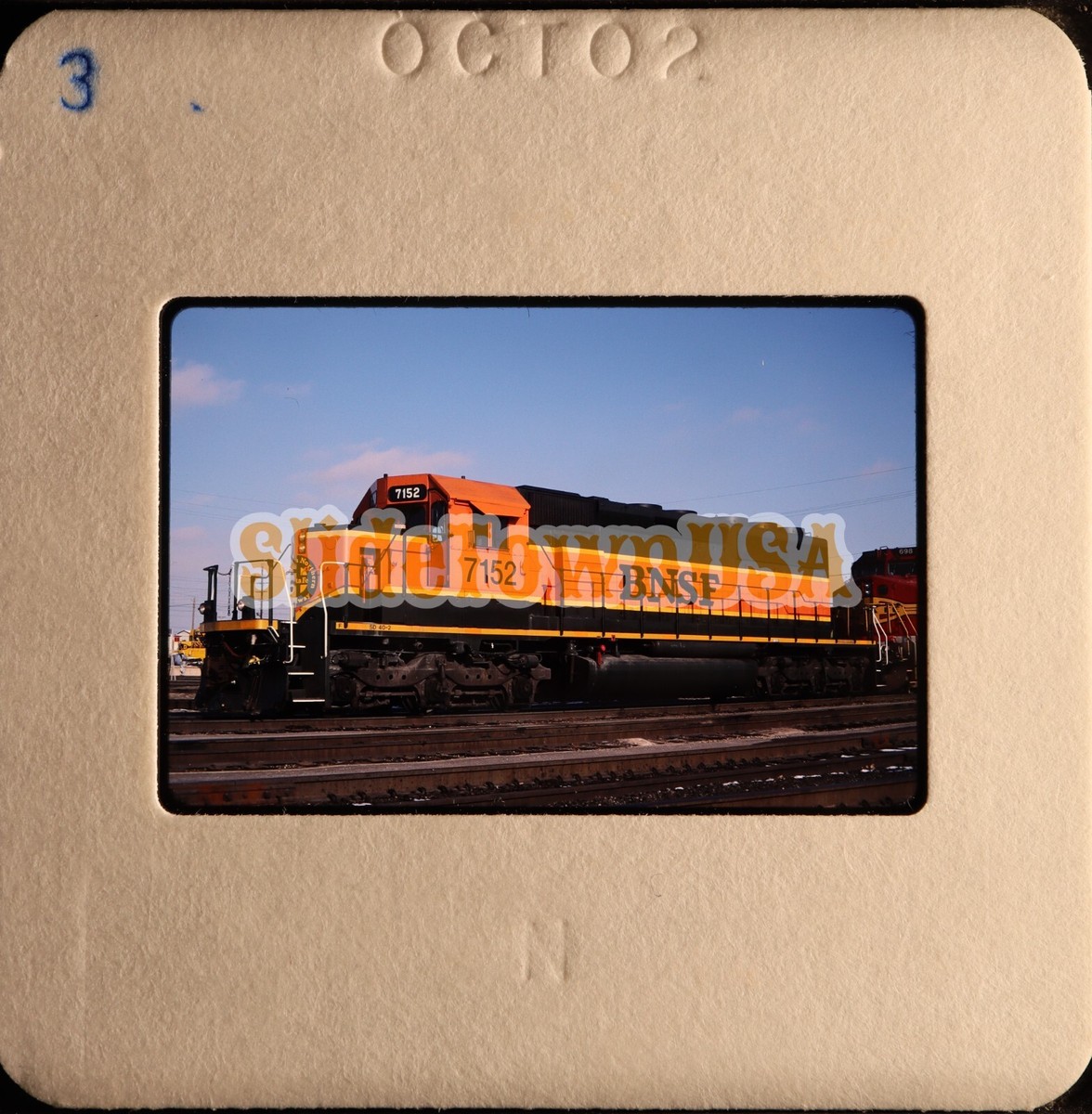 Vtg 2002 Train Slide 7152 BNSF Engine X8P106 | eBay