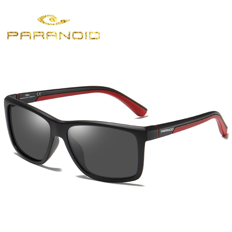 Paranoid サーマル PARANOID Vintage Square Polarized Sunglasses for Men Women Sports