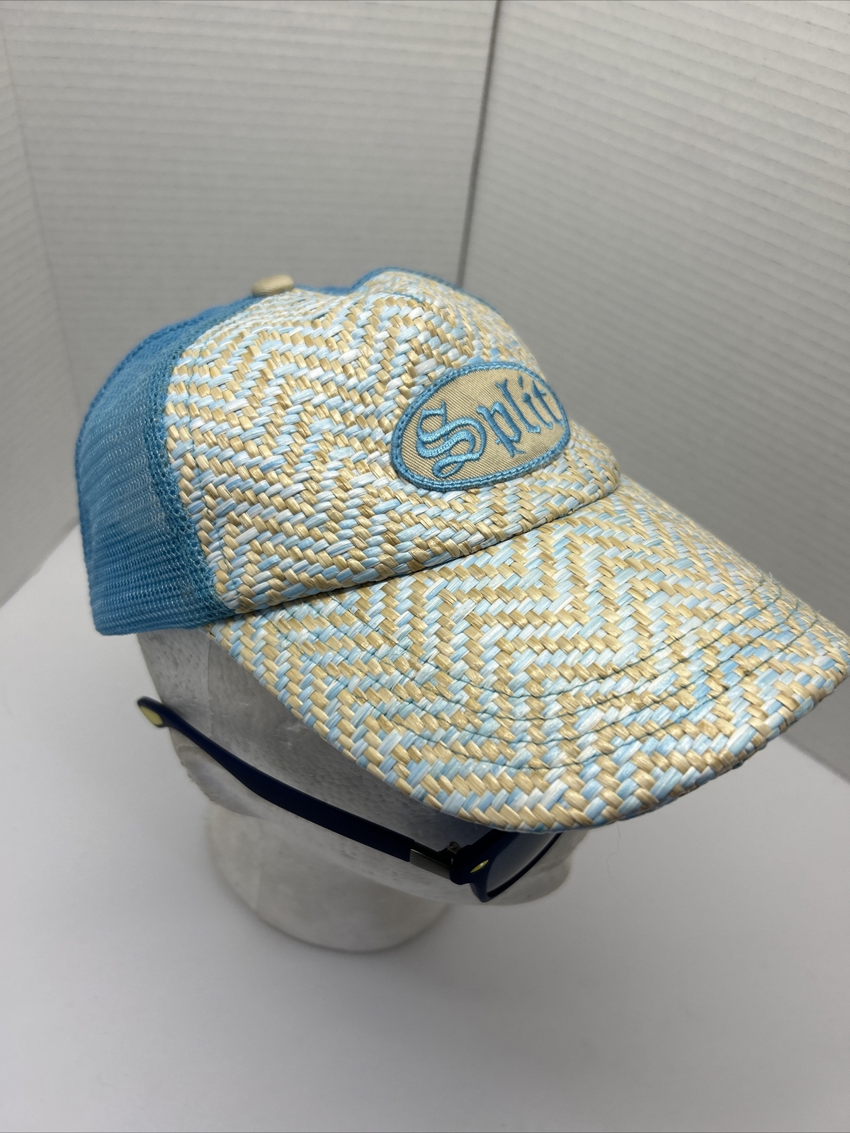 Split Straw Baseball Hat - image 2