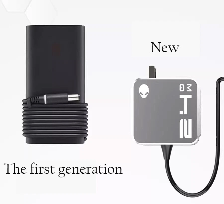 MINI 240W GaN Power Supply Laptop Charger Adapter for Alienware x17 R2 RTX3060  - Image 2 of 4