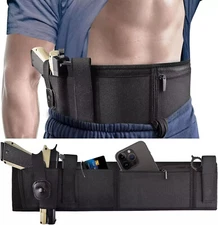 Tactical Conceal Carry Belly Band Holster Waist Belt Holster for Pistol 44-50in