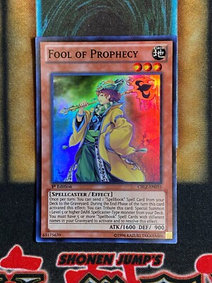 Yugioh Fool Of Prophecy CBLZ-EN035 Super Rare 1st Ed NM