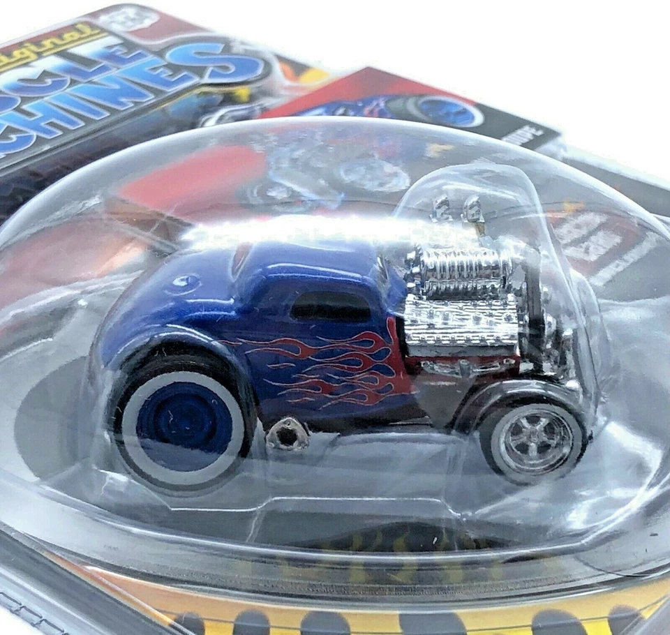 The Original Muscle Machines 1933 '33 Ford Coupe Car Blue Diecast 1/64 Series #3 - Image 3 of 4