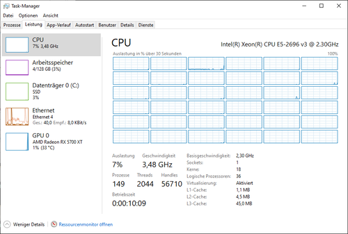 2011-3 X99 + 32GB-256GB Memory + 2666v3(2687wv3) 2673v3 2696 v3 18C/32T 3.8GHz - Picture 3 of 14