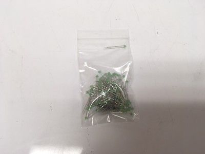 100 NEW Lumex SSL-LX20333GD Green Through Hold LED 565nm T-1.8mm Stovepipe 