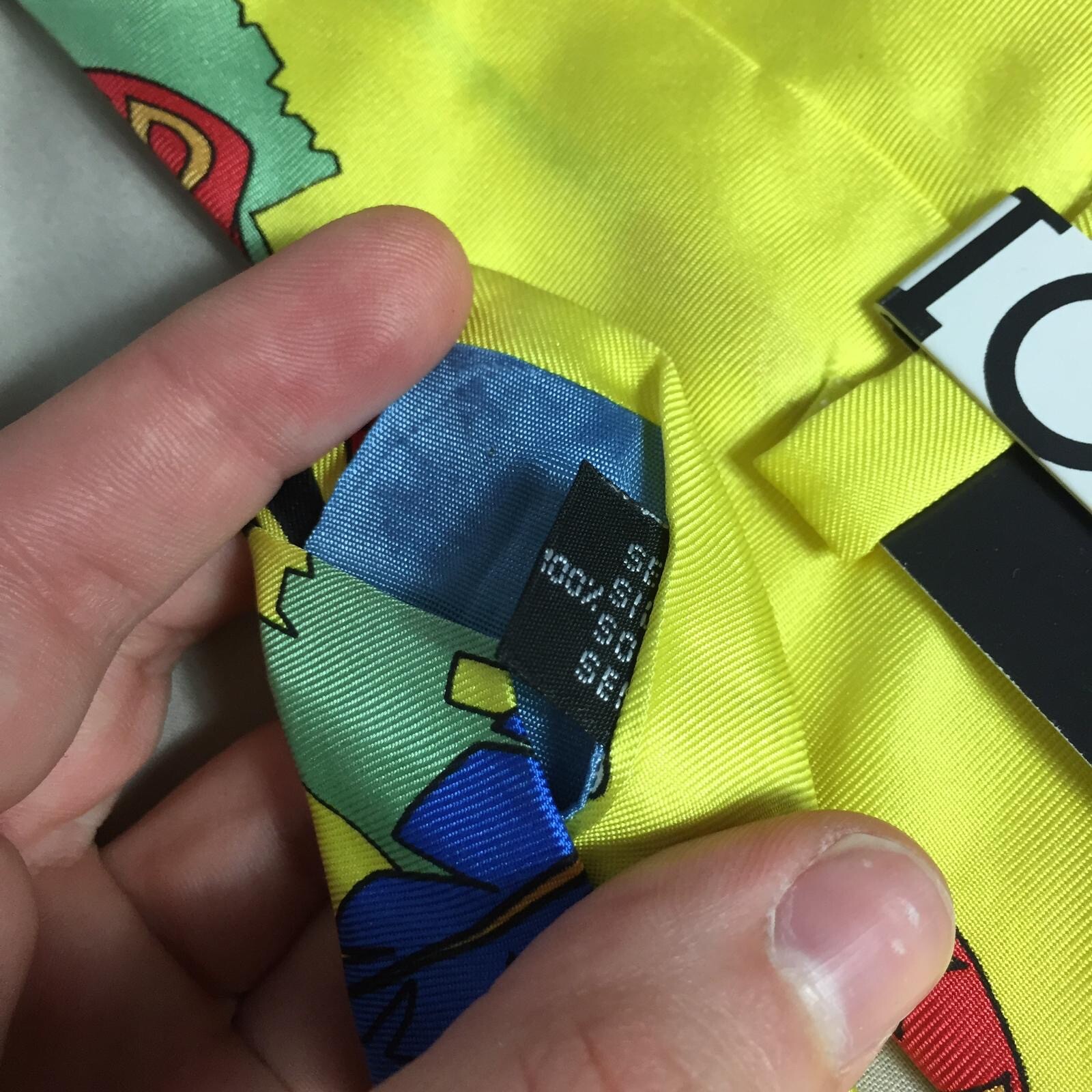 Vintage silk tie Iceberg 90s traditional An Officer and a Gentleman