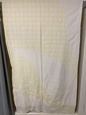 Lovely Embroidered Eyelet Cotton Shower Curtain Double Layered 72x72