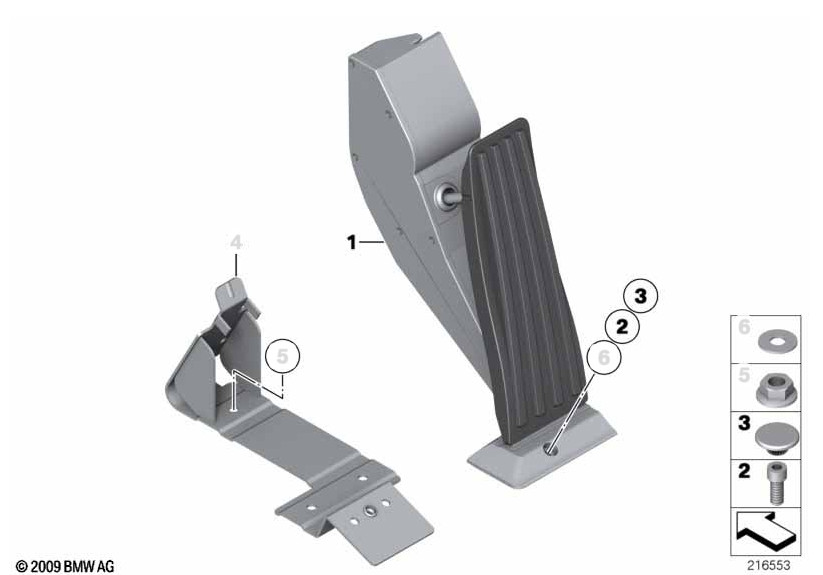 Rolls-Royce Dawn 2017-2023 Accelerator pedal