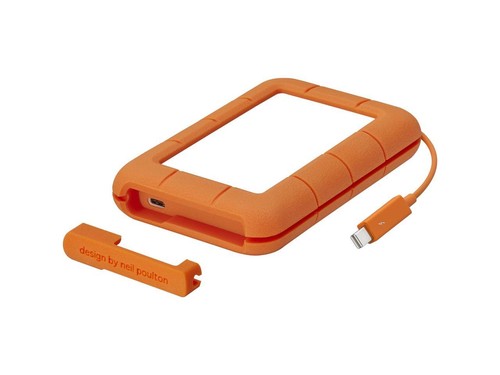 LaCie Rugged Secure USB-C 2TB All-Terrain Encrypted Portable Hard Drive Model - Afbeelding 4 van 5