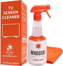 Pro 16.9 fl oz Refillable TV Screen Cleaner Microfiber Cloth - Streak-Free Cle
