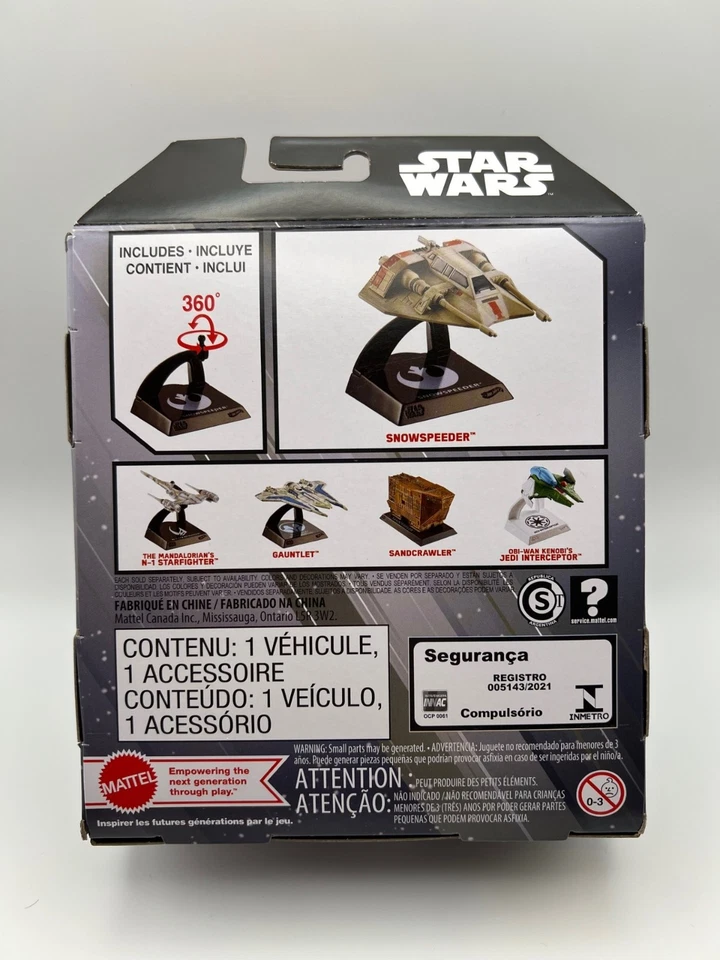 Hot Wheels Star Wars Starships Select - Lot of 6 - NEW - Gauntlet Mandalorian - Image 3 of 4