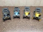 4 Vintage Corgi Classics 1915 Ford Model T 1:43 Blue, Black & 2 Yellow